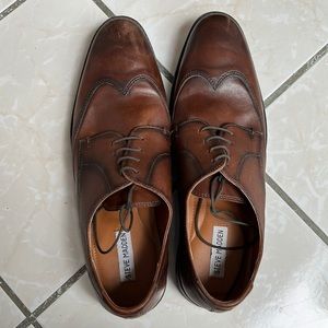 Steve Madden Cognac Leather Dress Shoe